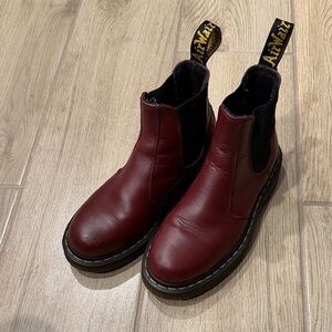 Dr. Martens Burgundy Chelsea Boots